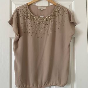 NWT Loft Sequin Top